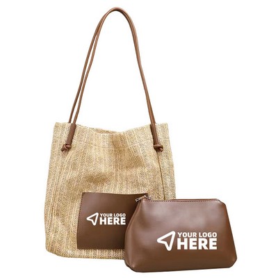 New Fashion Vintage Woven Tote Bag