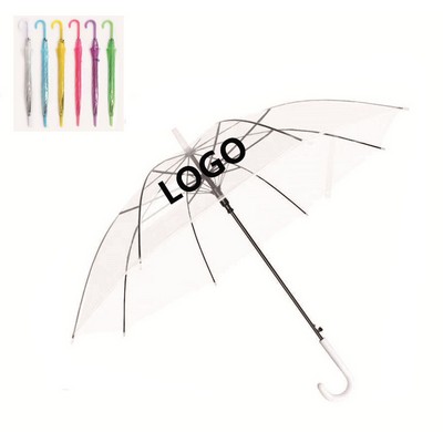 Clear Automatic PVC Umbrella