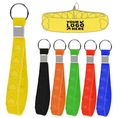 Push Pop Stress Reliever Key Chain