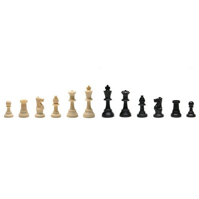 Heavy Weighted Staunton Tournament Chess Pieces, 3.75 in. King