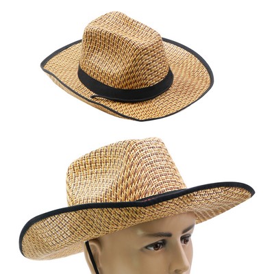 Outdoor Band Cowboy Straw Hat