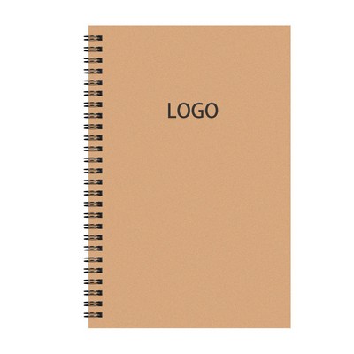 A5 Spiral Kraft Cover Notebook