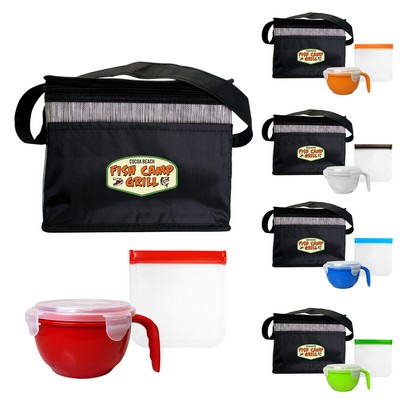 Black Graph Noodle & Sandwich Set