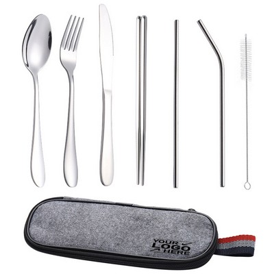 Stainless Steel 8-In-1 Cutlery Set