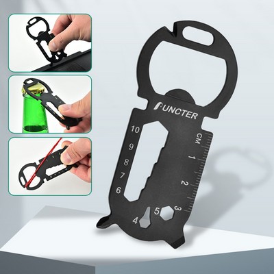 15 In 1 Stainless Steel Portable Mini Repair Tool Wallet Tool