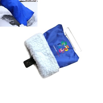 Ice Scraper with Gloves for Car Windshield