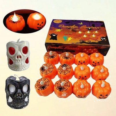 Spooky Pumpkin Candle Holders