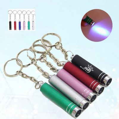 UV Mini Keychain Flashlight