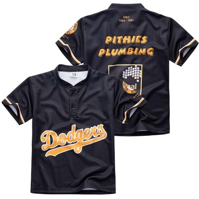 Homerun Sublimation 2 Button Baseball Jersey