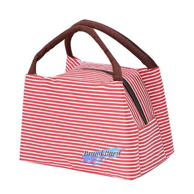 Lunch Cooler With Zip Closure