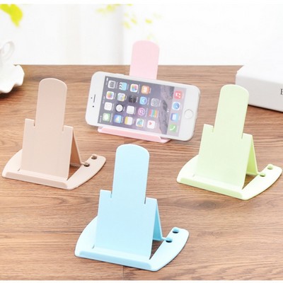 Plastic Card Type Mobile Phone Holder Cell Phones Stand Adjustable Angle For Tablet