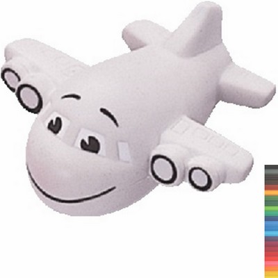 Custom Airplane Stress Ball With Smile Face