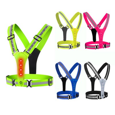 LED Reflective Vest Safety Gear