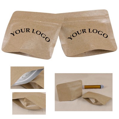 Kraft Paper Zipper Food Bags