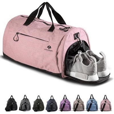 Travel Duffel Bag with Shoe Compartment