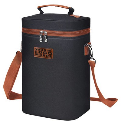 Insulated Wine Bottle Cooler Tote Bag