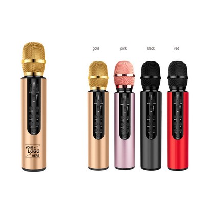 Wireless Karaoke Microphone with Speaker