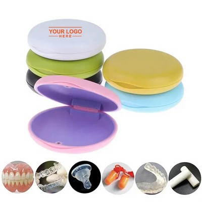 Magnetic Closure Denture Storage Box - Secure & Stylish