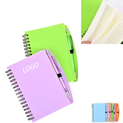 A6 Spiral Notebooks With Pen