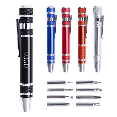 8-in-1 Aluminium Tool Pen