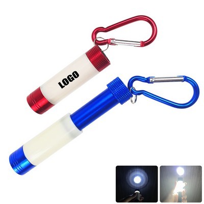 Stretchable LED Flashlight w/Carabiner