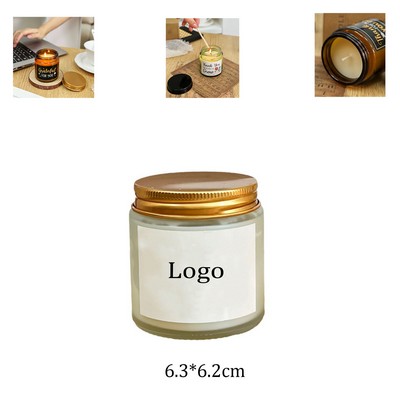 Premium Natural Vegetable Wax Glass Scented Candles