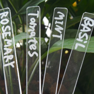 Acrylic Tags,Nursery Garden Labels,Waterproof Plant Name Markers,Garden supplies