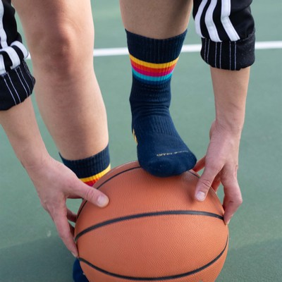 Mid Calf Basketball Socks - Elevate Your Game on the Court - American Made