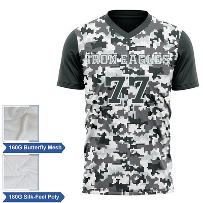 Men's & Kids' Lightweight Sublimation Football Fanwear Jersey - Style 2