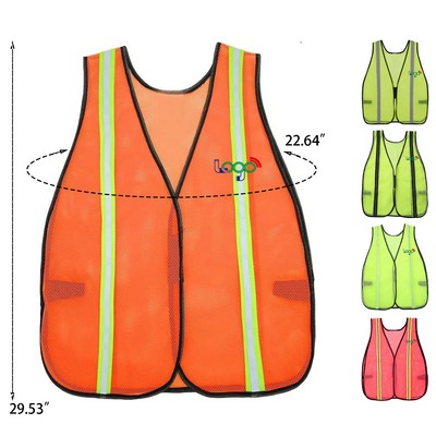 Light Weight High Visibility Reflective Safety Vest