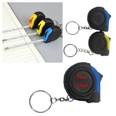 3' Mini Tape Measure Keychain