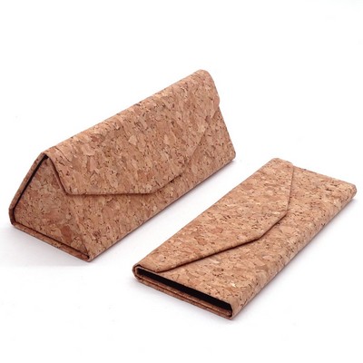 Natural Cork Folding Sunglasses Case