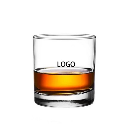 10Oz Thick Base Whiskey Clear Cup Glasses