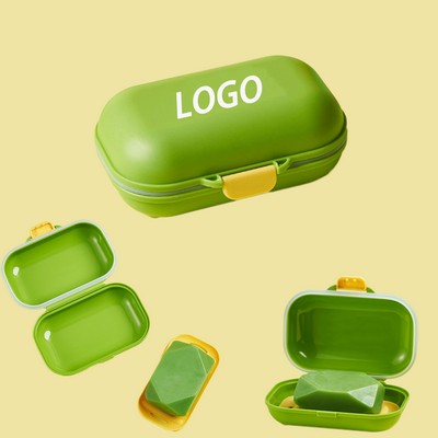 Small Soap Box For Travel Portable Drain