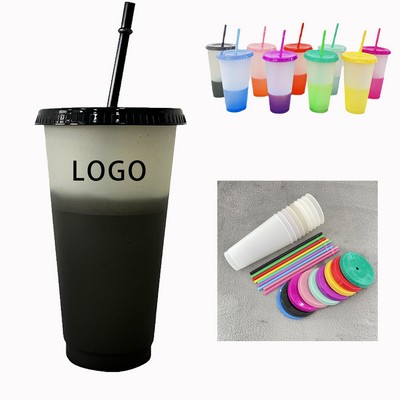 24 Oz. Sport Sipper Cup w/Straw & Lid