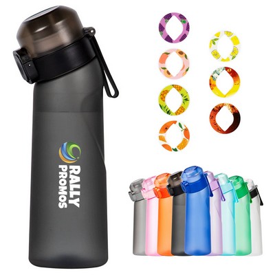 22oz Random Scented Ring Water Bottle With Straw